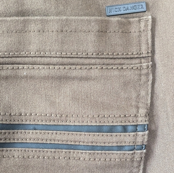NICK DANGER Super Flex Utility Pants,, sl Dark Brown, 34x32, Super High Quality! - Picture 7 of 10
